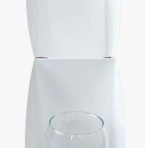 Caja Porta Copa Blanca 🍷 – 9,5×9,5×22 cm Presentación Elegante