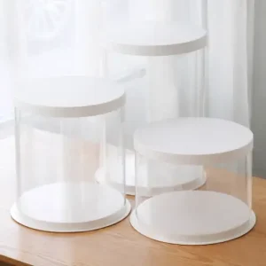 Caja de Acetato para Pasteles 🎂 – Transparencia Elegante