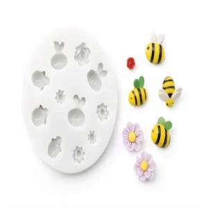 MOLDE DE SILICONA DE ABEJITA X11