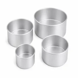 Moldes redondos desmontables lisos en varios tamaños para tortas y cheesecakes