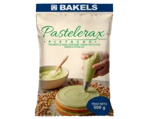 Premezcla Pastelera de Pistacho Bakels para preparar tortas y bizcochos