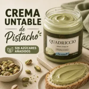 Crema Untable de Pistacho Quadriccio 250gr al peso