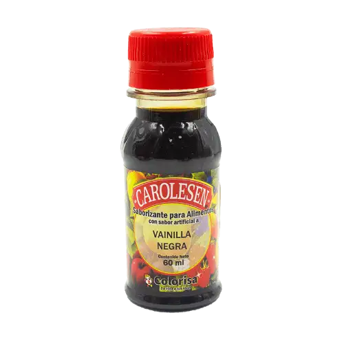 Esencia Vainilla Negra Carolesen 60Ml | Repostería Quito Esencia vainilla negra carolesen 60ml para repostería y panadería
