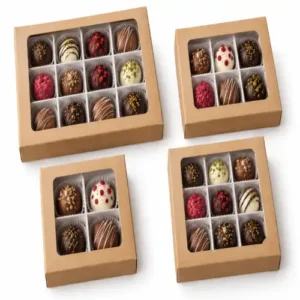 Cajas para Bombones Kraft