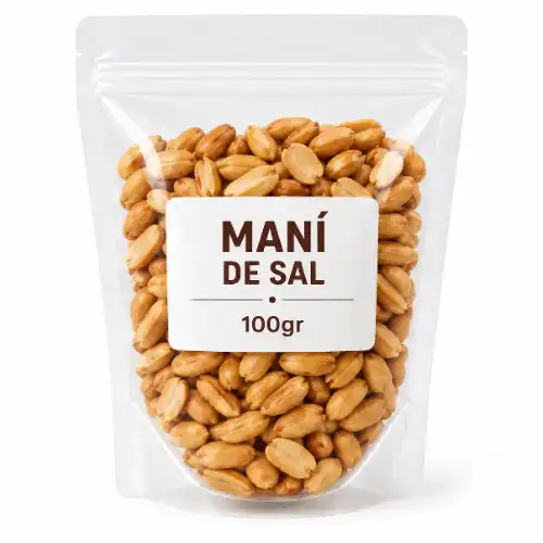 Maní De Sal 100 G | Repostería Quito Maní de sal 100 g